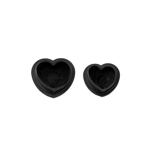Saferly Heart Silicone Ink Caps — Pick Size and Color — Bag of 500 - Ultimate Beauty