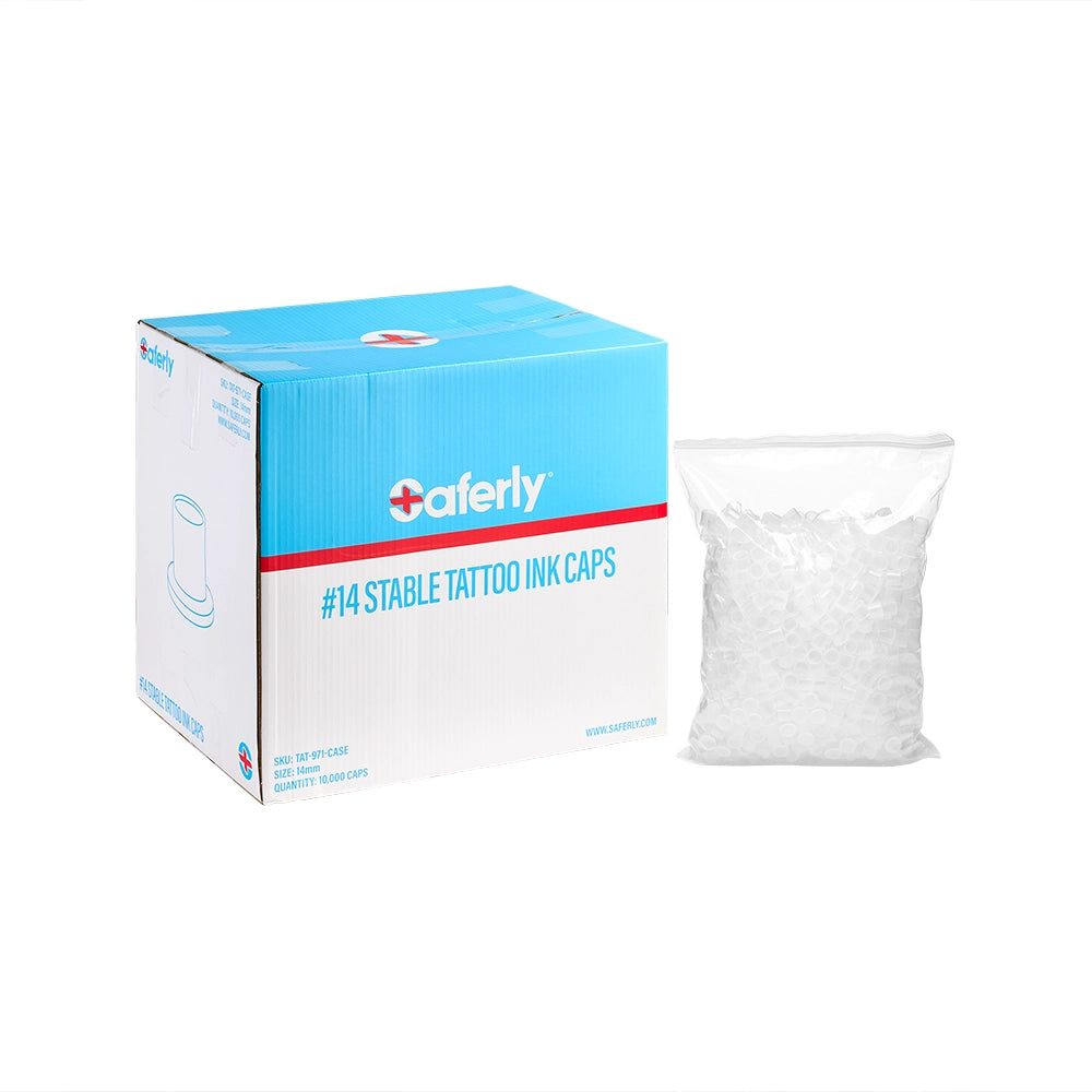Saferly Ink Caps — Pick Size — Price Per Case - Ultimate Beauty