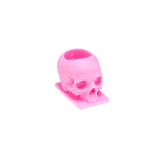 Saferly Skull Silicone Ink Caps —Size #16 (Large) — Bag of 200  — Pick Color - Ultimate Beauty