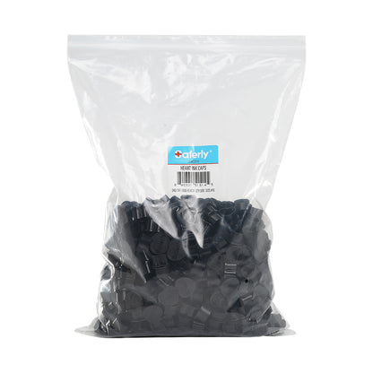 Saferly Heart Ink Caps — Bag of 500 — Pick Color and Size - Ultimate Beauty