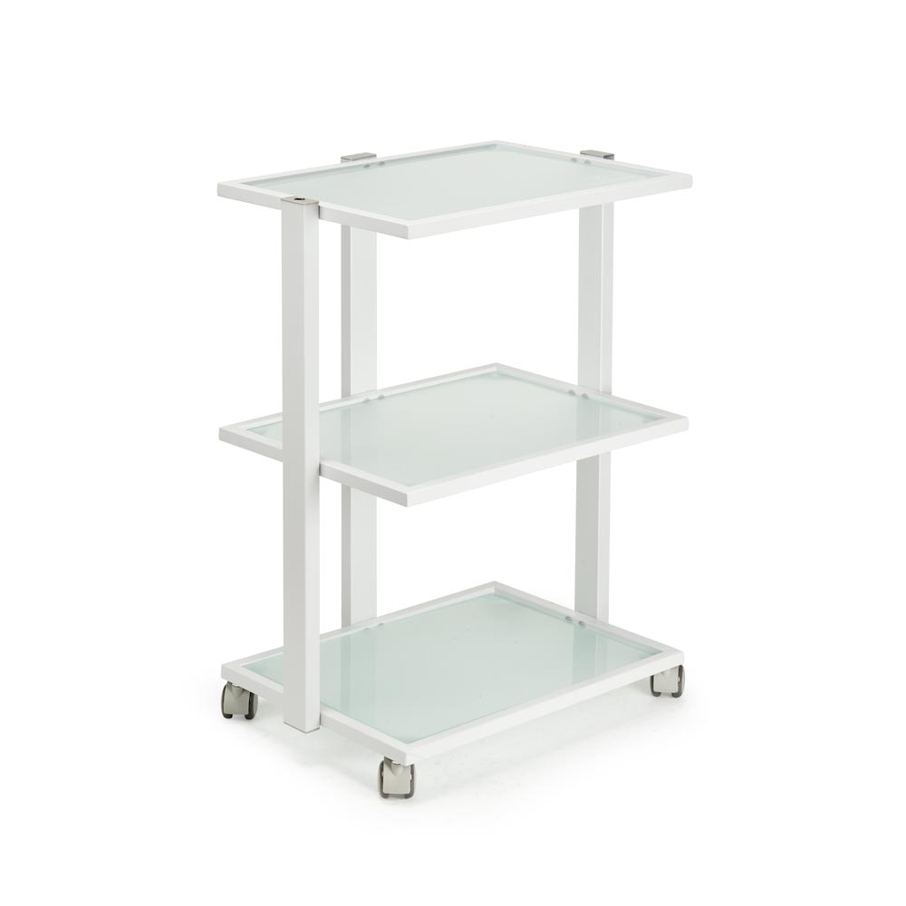 Fellowship Rolling Cart — White - Ultimate Beauty