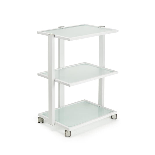 Fellowship Rolling Cart — White - Ultimate Beauty