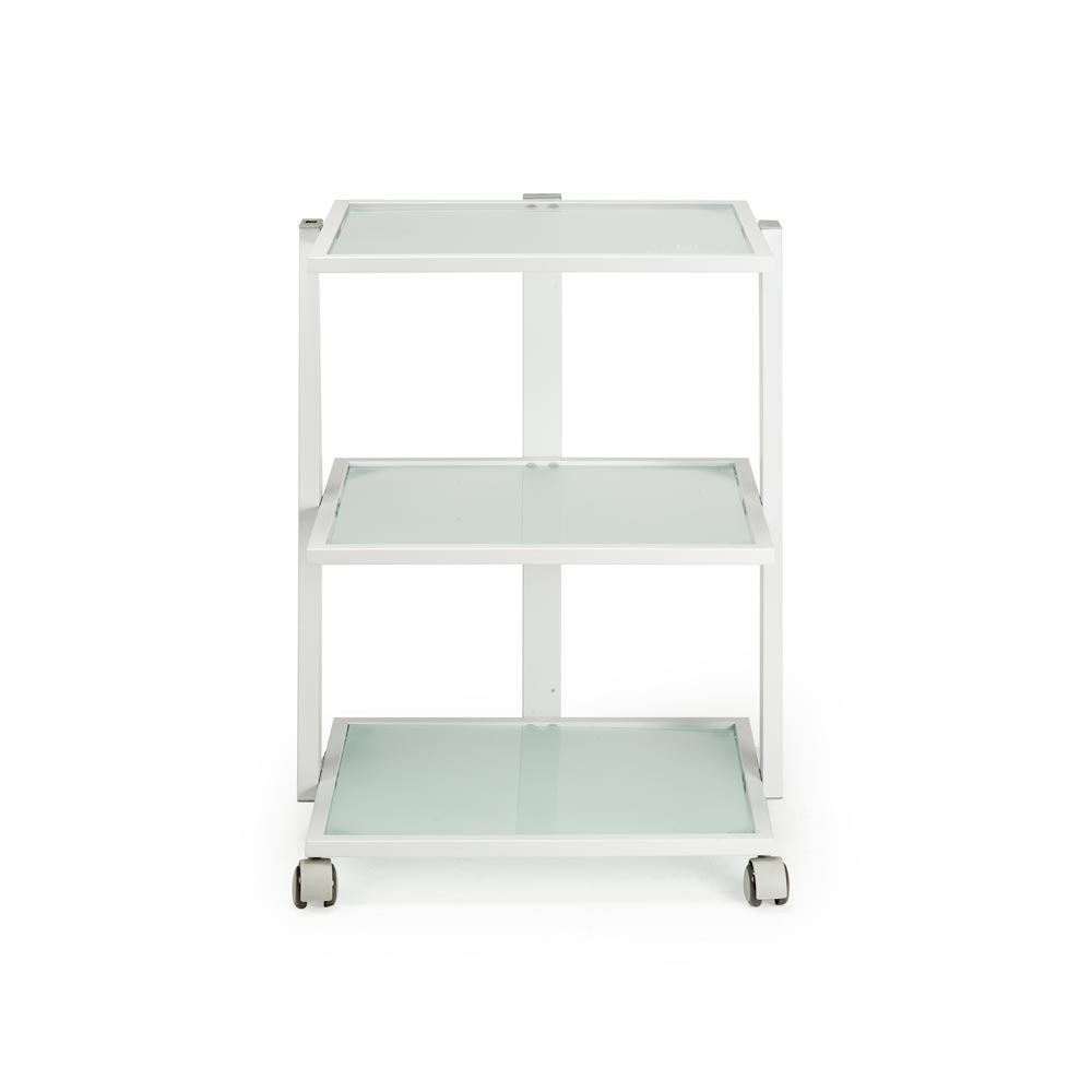 Fellowship Rolling Cart — White - Ultimate Beauty