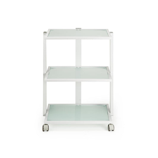 Fellowship Rolling Cart — White - Ultimate Beauty