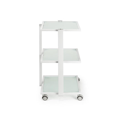Fellowship Rolling Cart — White - Ultimate Beauty
