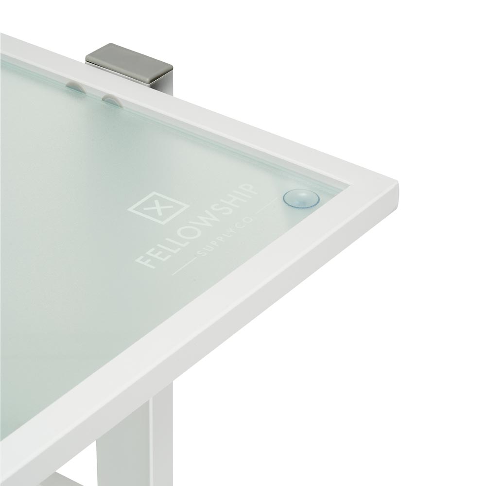 Fellowship Rolling Cart — White - Ultimate Beauty