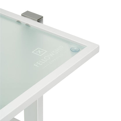 Fellowship Rolling Cart — White - Ultimate Beauty