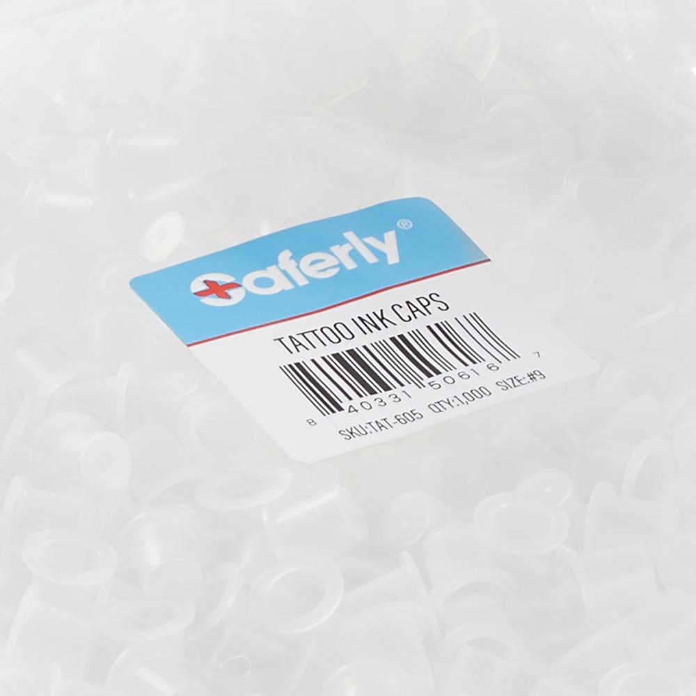 Saferly Tattoo Ink Cups — Size #9 (Small) - Ultimate Beauty