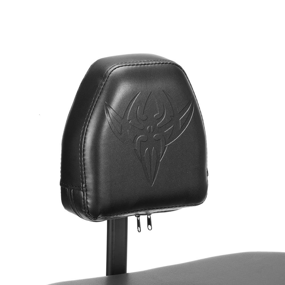 Precision Professional Tattoo Stool - Black and Silver - Ultimate Beauty