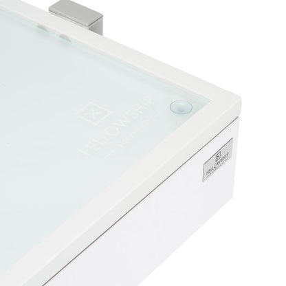 Fellowship Locking Cabinet for Rolling Cart — White - Ultimate Beauty