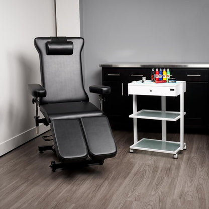 Fellowship Locking Cabinet for Rolling Cart — White - Ultimate Beauty