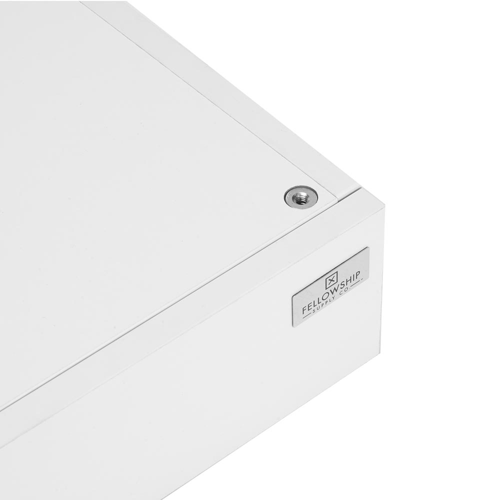 Fellowship Locking Cabinet for Rolling Cart — White - Ultimate Beauty