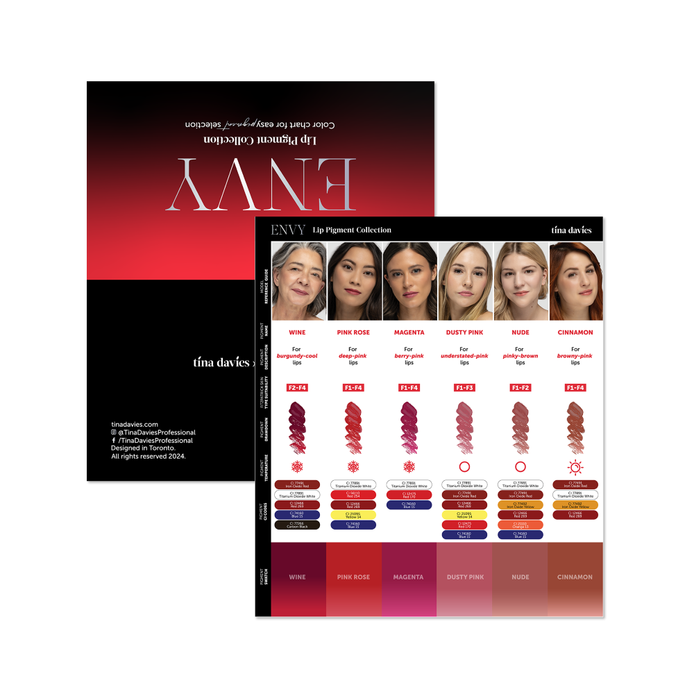 Tina Davies Envy Lip Pigment Collection — 1/2oz - Ultimate Beauty