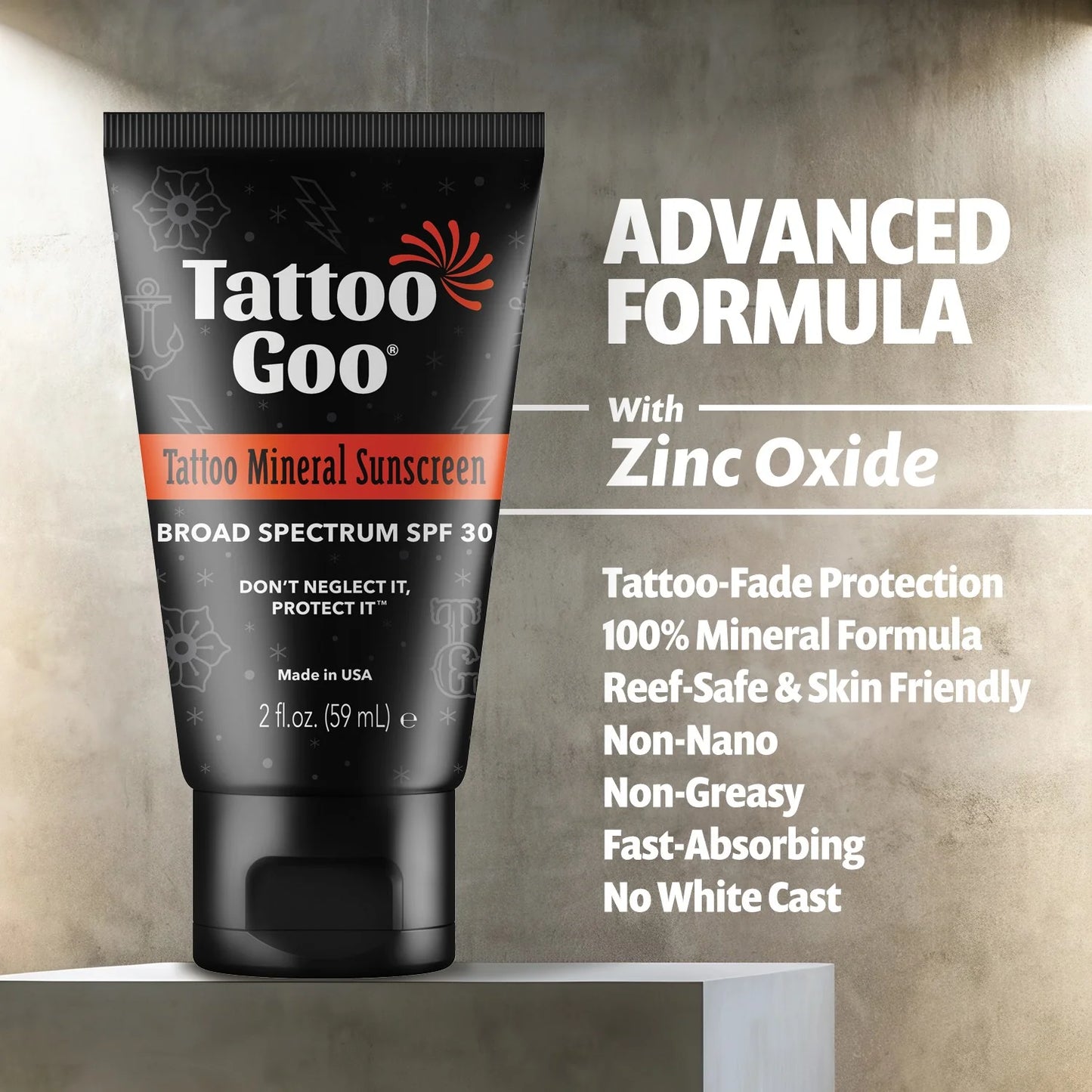 Tattoo Goo Mineral Sunscreen — SPF 30 - Ultimate Beauty