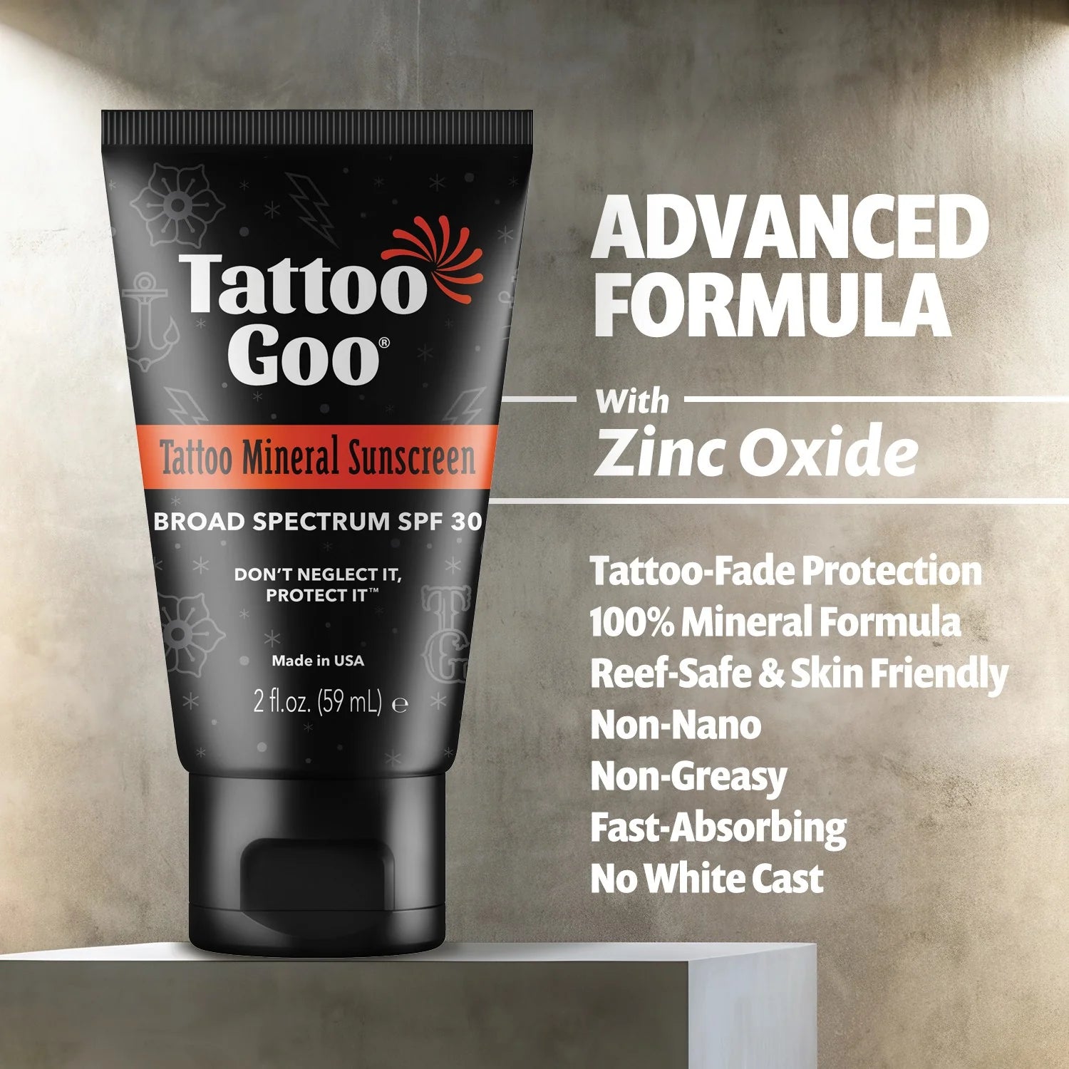 Tattoo Goo Mineral Sunscreen — SPF 30 - Ultimate Beauty