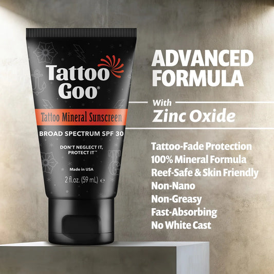 Tattoo Goo Mineral Sunscreen — SPF 30 - Ultimate Beauty