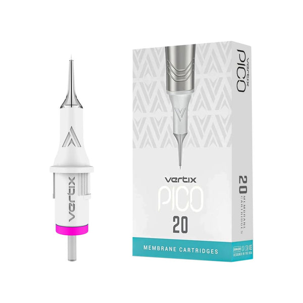 Vertix Pico PMU Membrane Cartridge Needles — Liners — Box of 20
