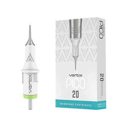 Vertix Pico PMU Membrane Cartridge Needles — Liners — Box of 20 - Ultimate Beauty