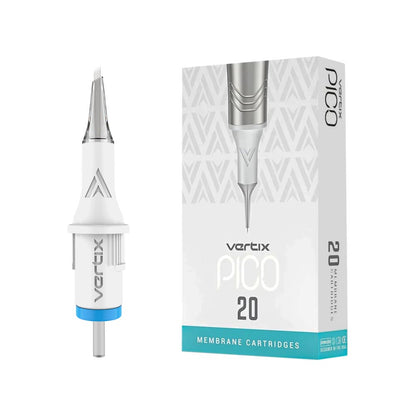 Vertix Pico PMU Membrane Cartridge Needles — Shaders — Box of 20