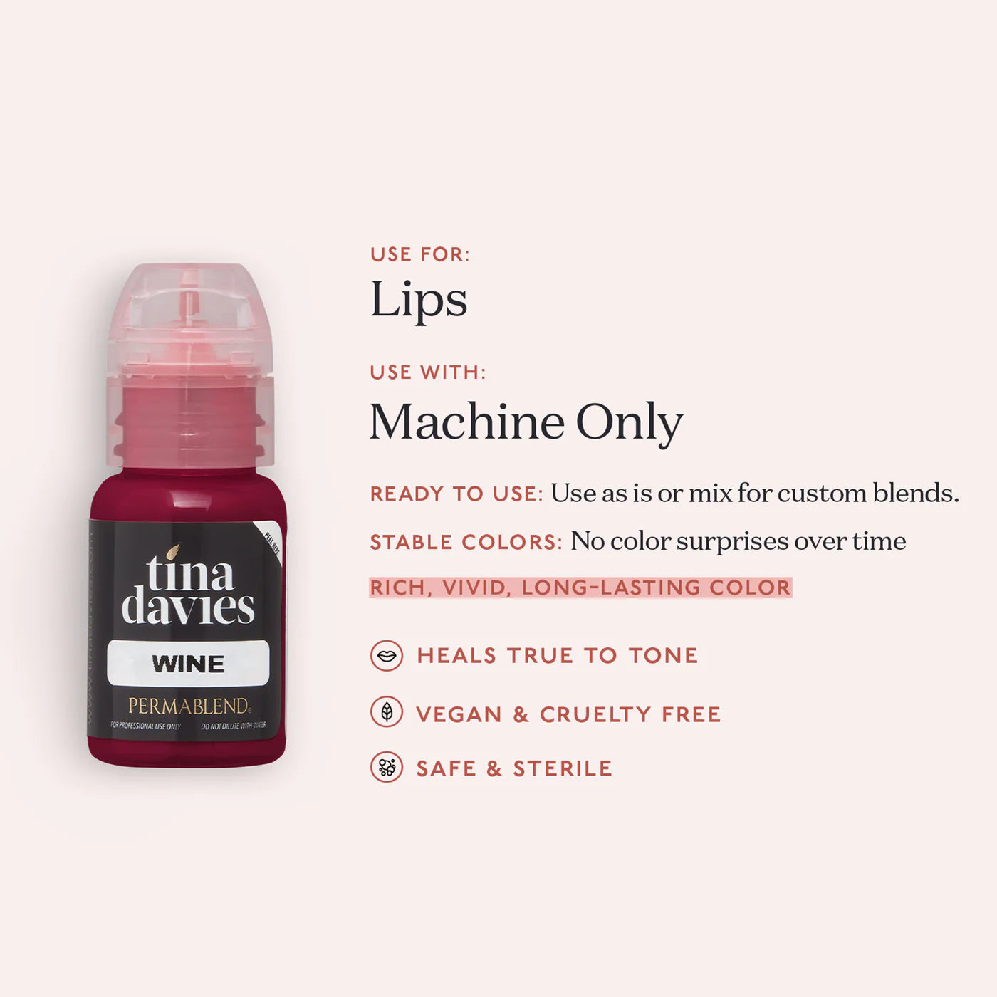 Tina Davies Lip - Wine - Ultimate Beauty