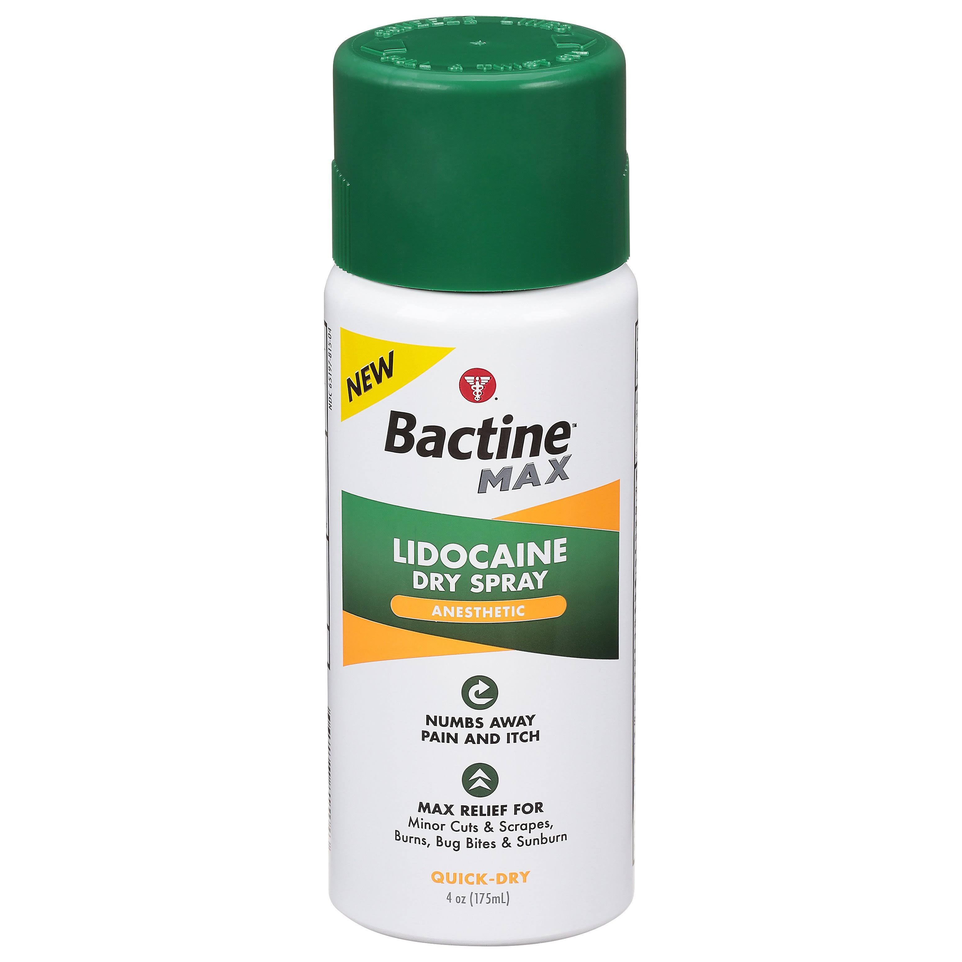 Bactine Max Dry Spray — 4oz Bottle