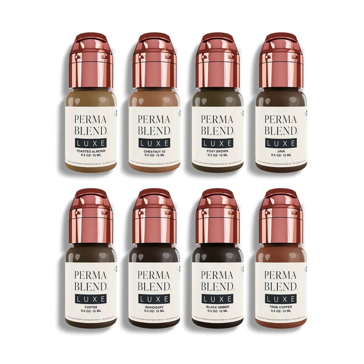 Luxe Brow Chicka Wow Wow Brow Set — Luxe Perma Blend — 8 1/2oz Bottles - Ultimate Beauty