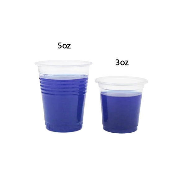 Saferly 3oz Disposable Plastic Rinse Cups