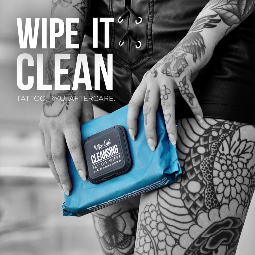 Wipe Outz Cleansing Tattoo Wipes — Pack of 40