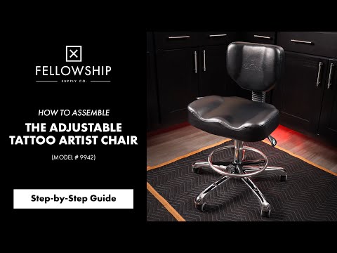 How to Assemble Fellowship Tattoo Artist Chair 9942 | Step-by-Step