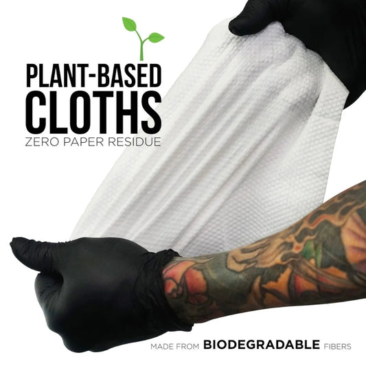 Wipe Outz Premium XL Dry White Tattoo Towels - Ultimate Beauty