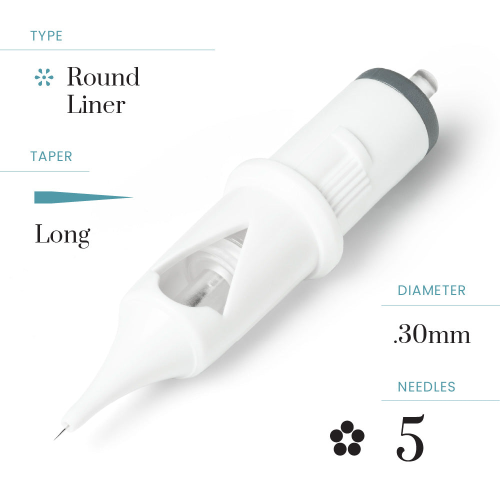 Peak Cerus PMU Cartridge Needles — Round Shaders (20)