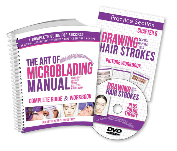 The Art of Microblading Manual & DVD Set
