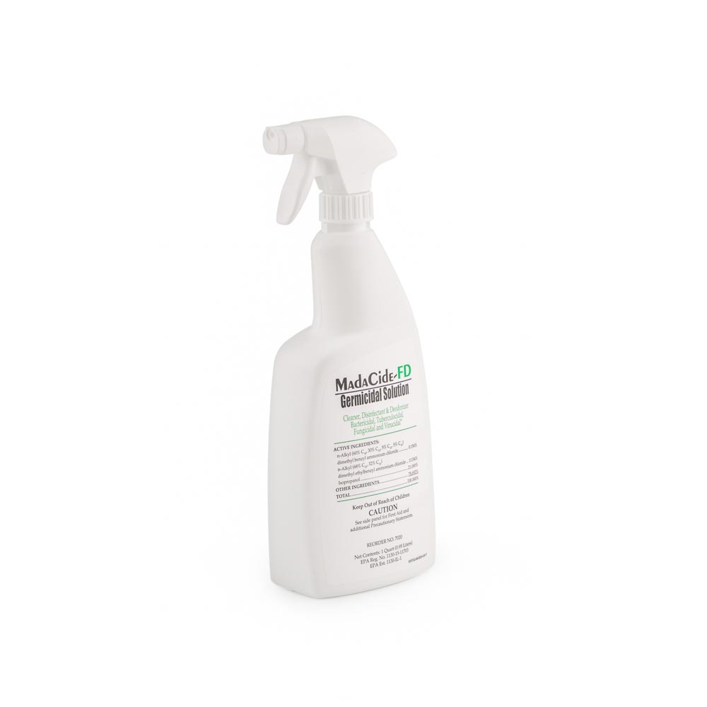 Madacide-FD - Fast Drying/Fast Acting Disinfectant - 32oz Spray Bottle