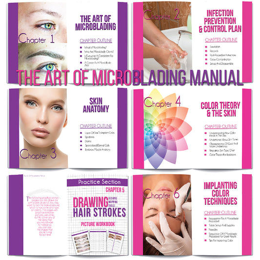 The Art of Microblading Manual & DVD Set