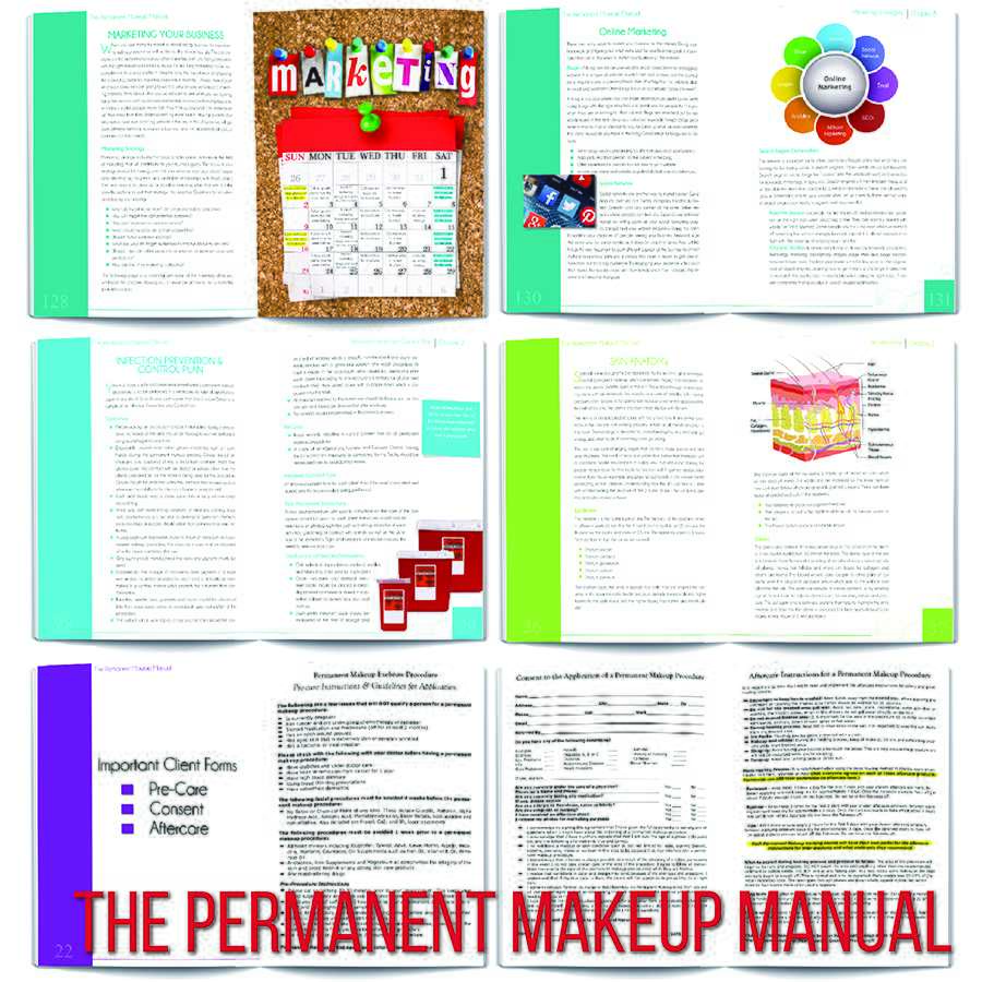 The Permanent Makeup Manual Collage Five