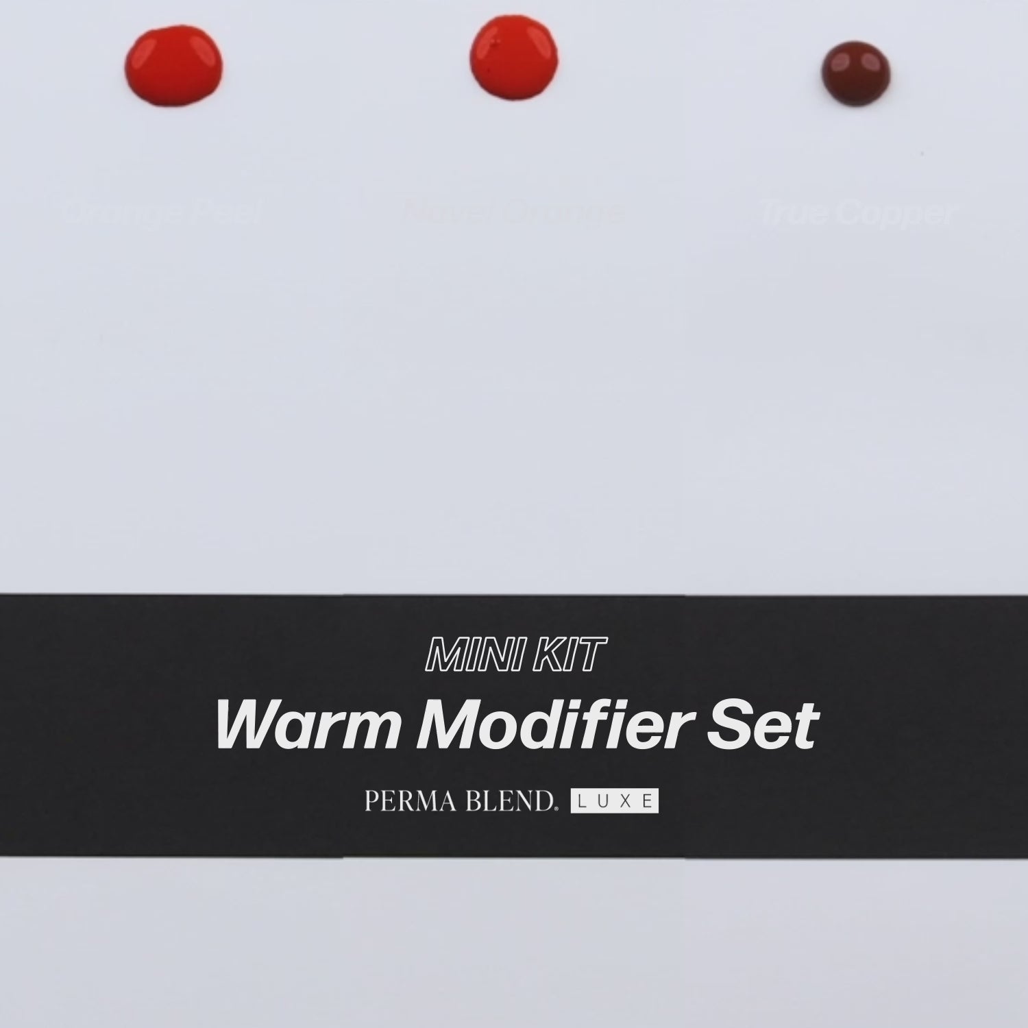 Video Warm Modifier Mini Set — Perma Blend Luxe — 3 1/2oz Bottles