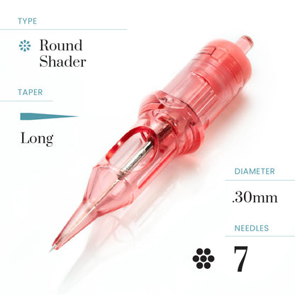 Kwadron Optima PMU Cartridge - Round Shaders (20) - Ultimate Beauty