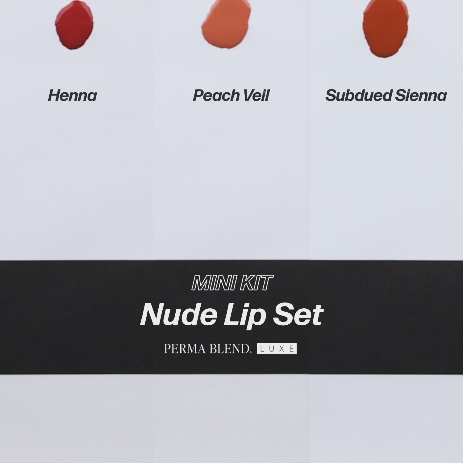 Video Nude Lip Mini Set — Perma Blend Luxe — 3 1/2oz Bottles