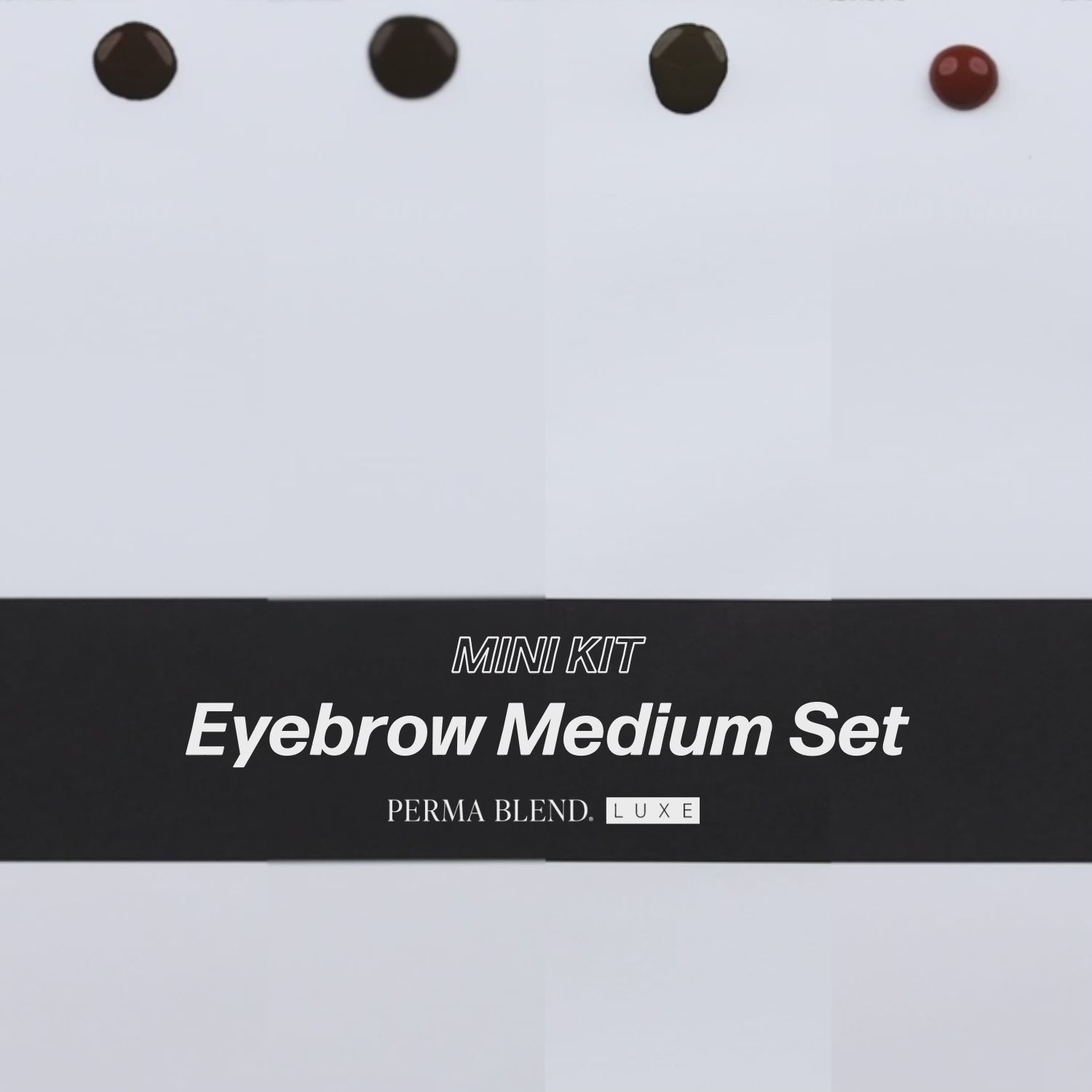 Video Medium Brows Mini Set — Perma Blend Luxe — 4 1/2oz Bottles