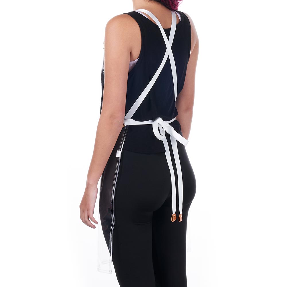 Saferly Vinyl Apron — Clear - Ultimate Beauty
