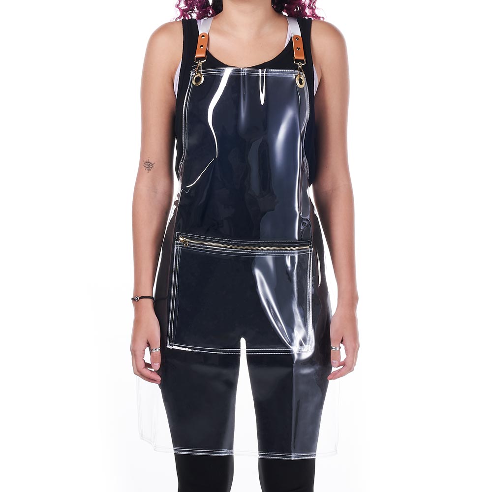 Saferly Vinyl Apron — Clear - Ultimate Beauty