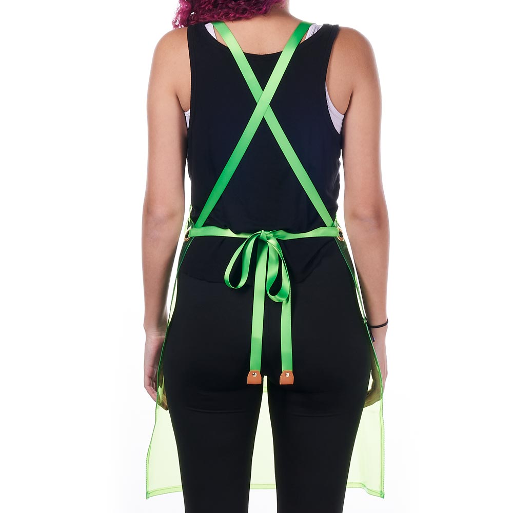 Saferly Vinyl Apron — Green - Ultimate Beauty