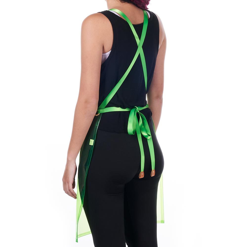 Saferly Vinyl Apron — Green - Ultimate Beauty