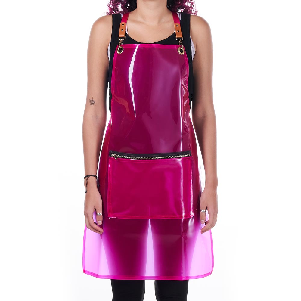 Saferly Vinyl Apron — Pink - Ultimate Beauty