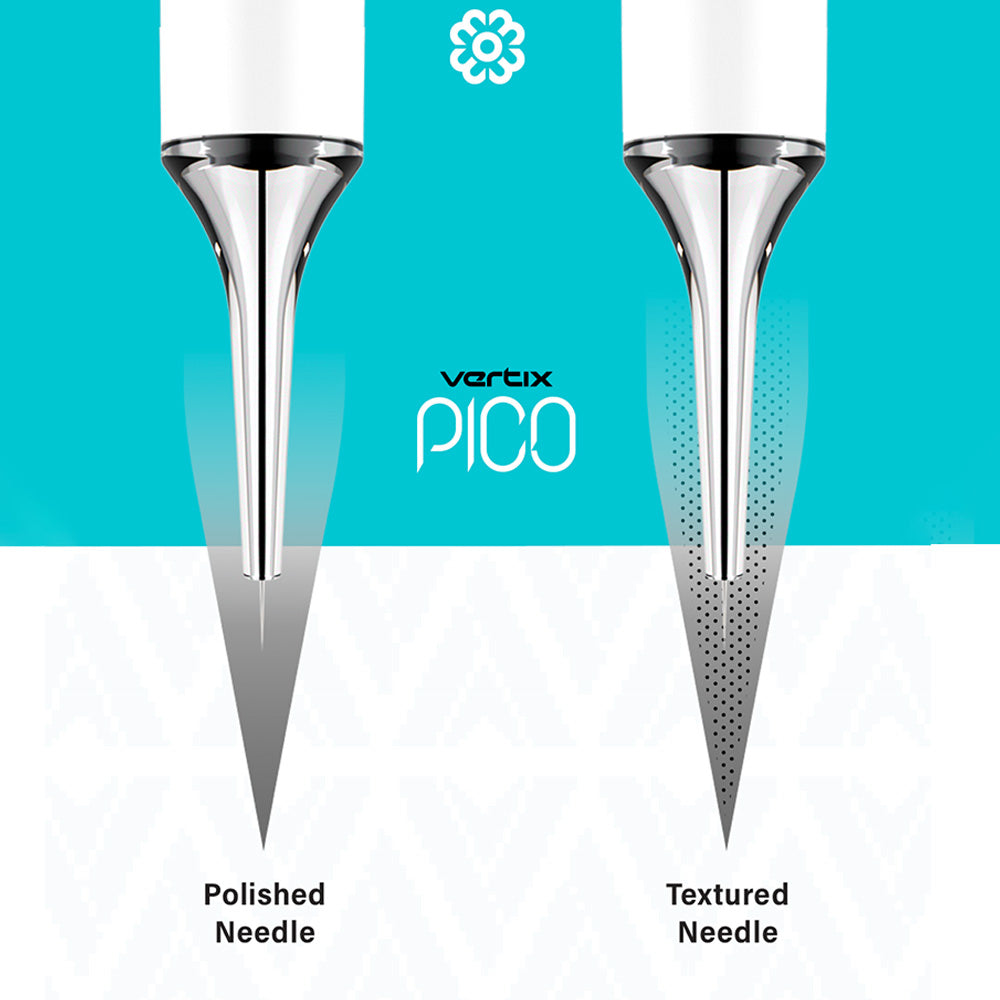 Vertix Pico PMU Membrane Cartridge Needles — Shaders — Box of 20