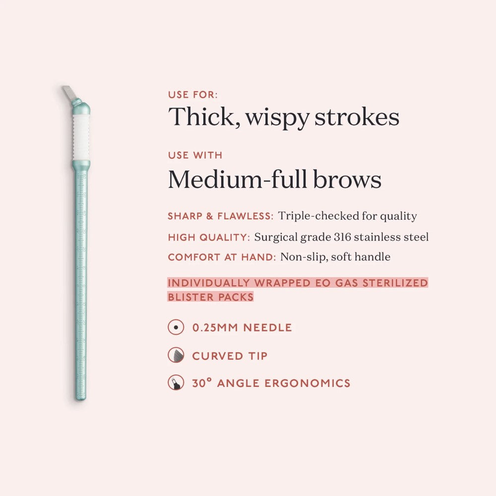 Tina Davies 14 Curved Microblade — Box of 10 - Ultimate Beauty