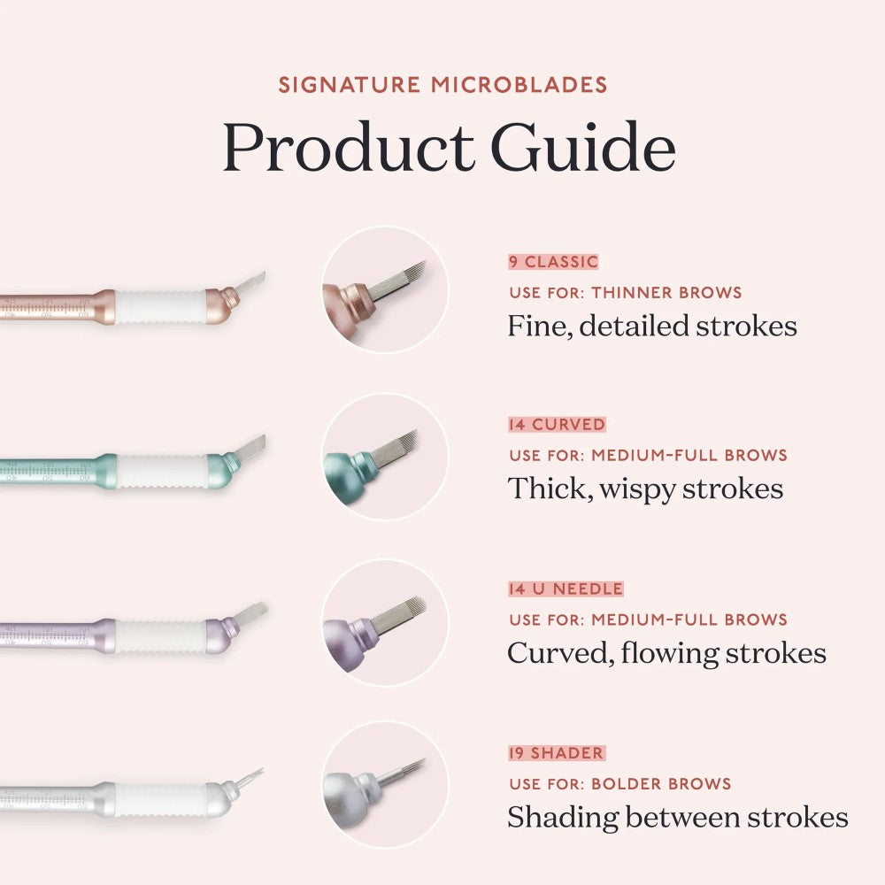 Tina Davies 14 Curved Microblade — Box of 10 - Ultimate Beauty