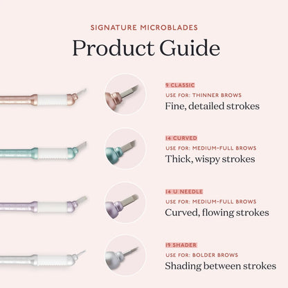 Tina Davies 14 Curved Microblade — Box of 10 - Ultimate Beauty