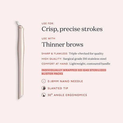 Tina Davies 16 Curved Nano Microblade — Box of 8 - Ultimate Beauty