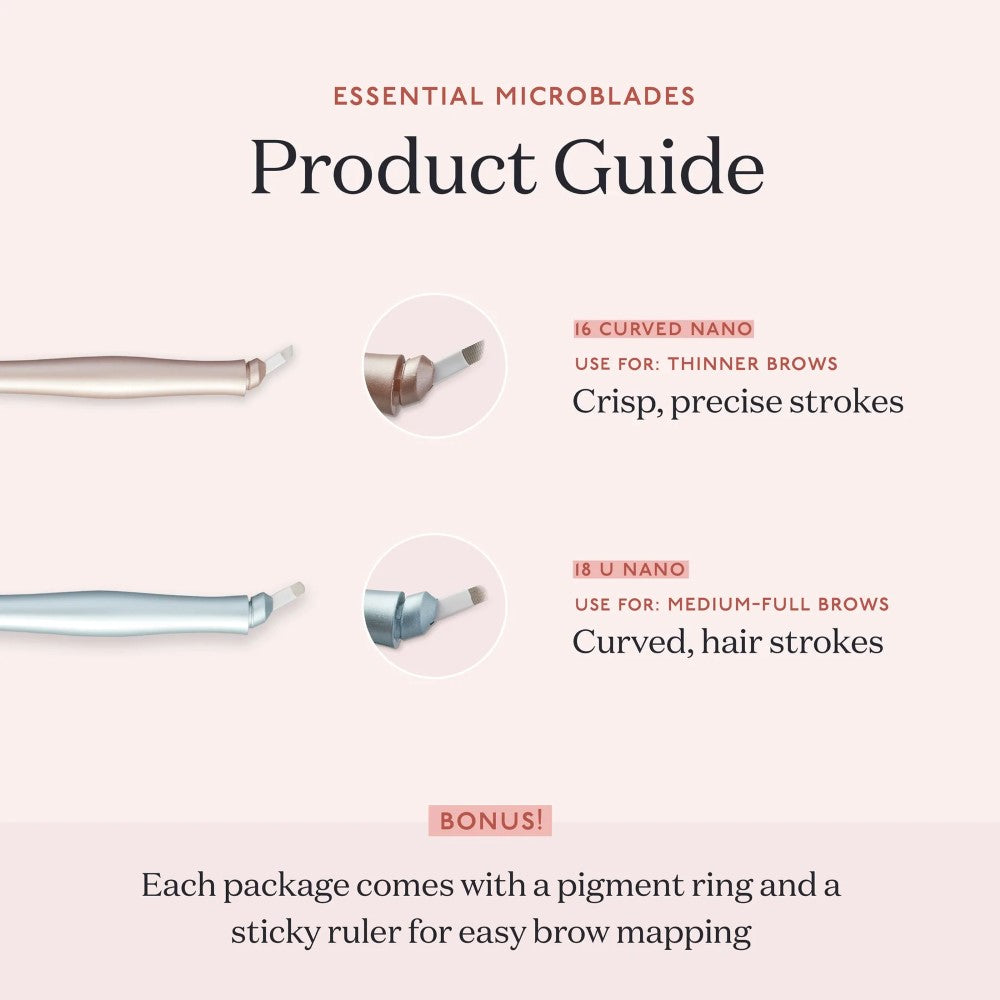 Tina Davies 16 Curved Nano Microblade — Box of 8 - Ultimate Beauty